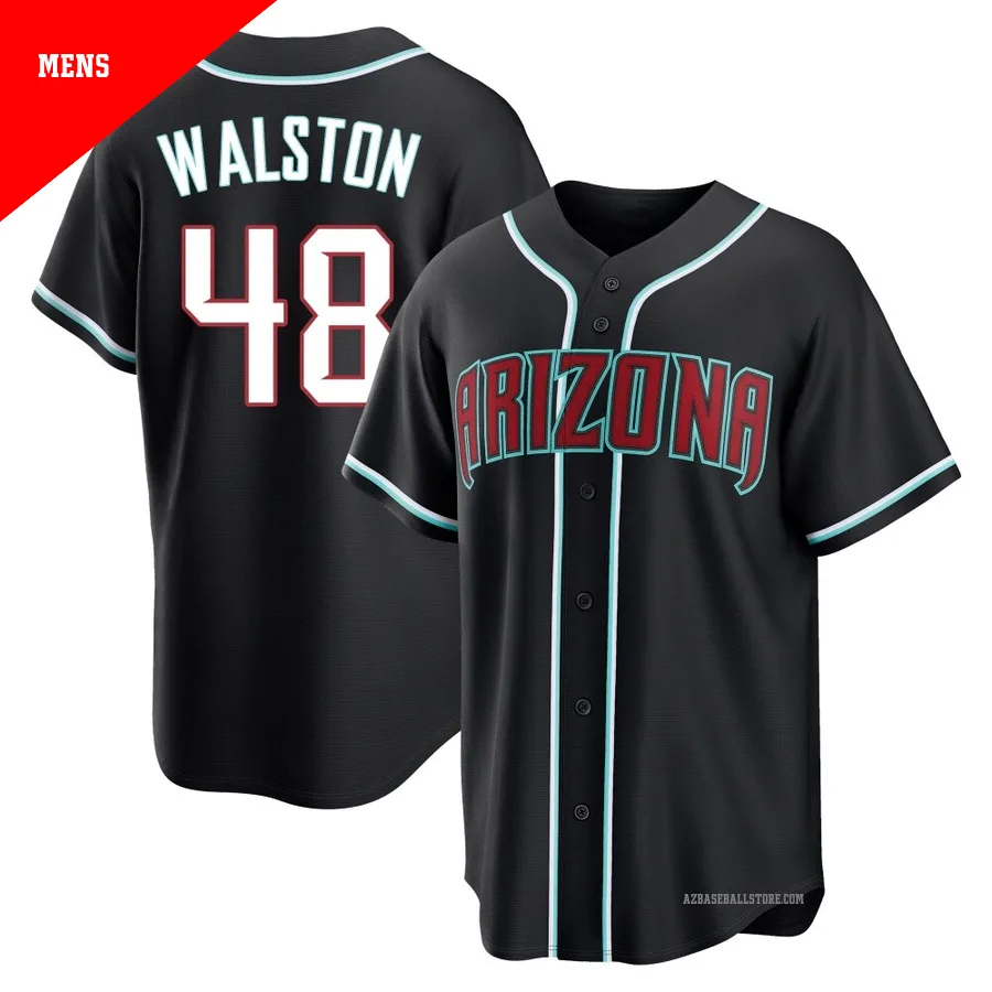 Men's Blake Walston Arizona Diamondbacks ＃48 Black Replica - Fashion Out Jersey