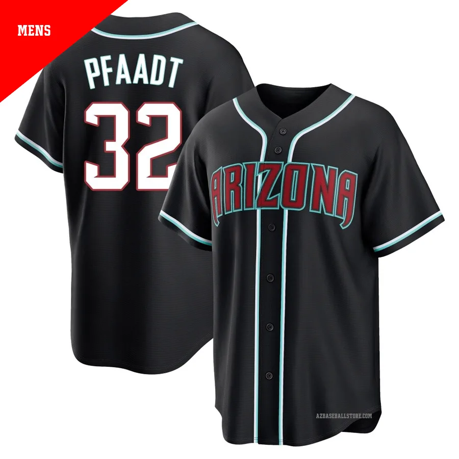 Men's Brandon Pfaadt Arizona Diamondbacks ＃32 Black Replica - Fashion Out Jersey