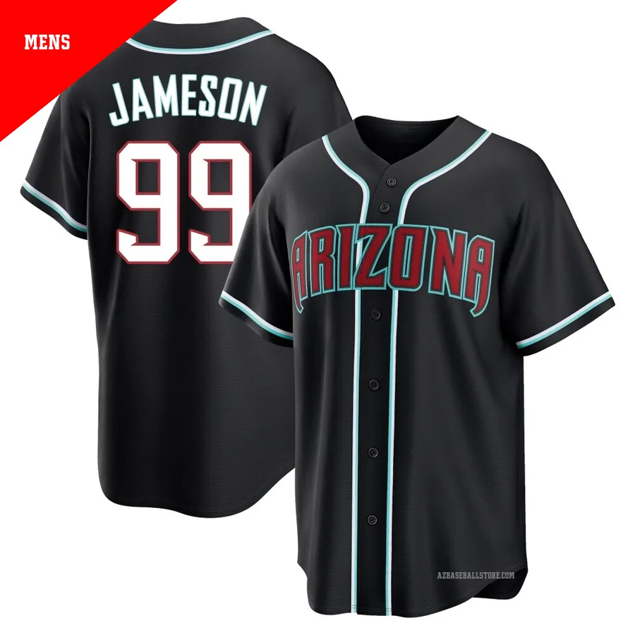 Men's Drey Jameson Arizona Diamondbacks ＃99 Black Replica - Fashion Out Jersey