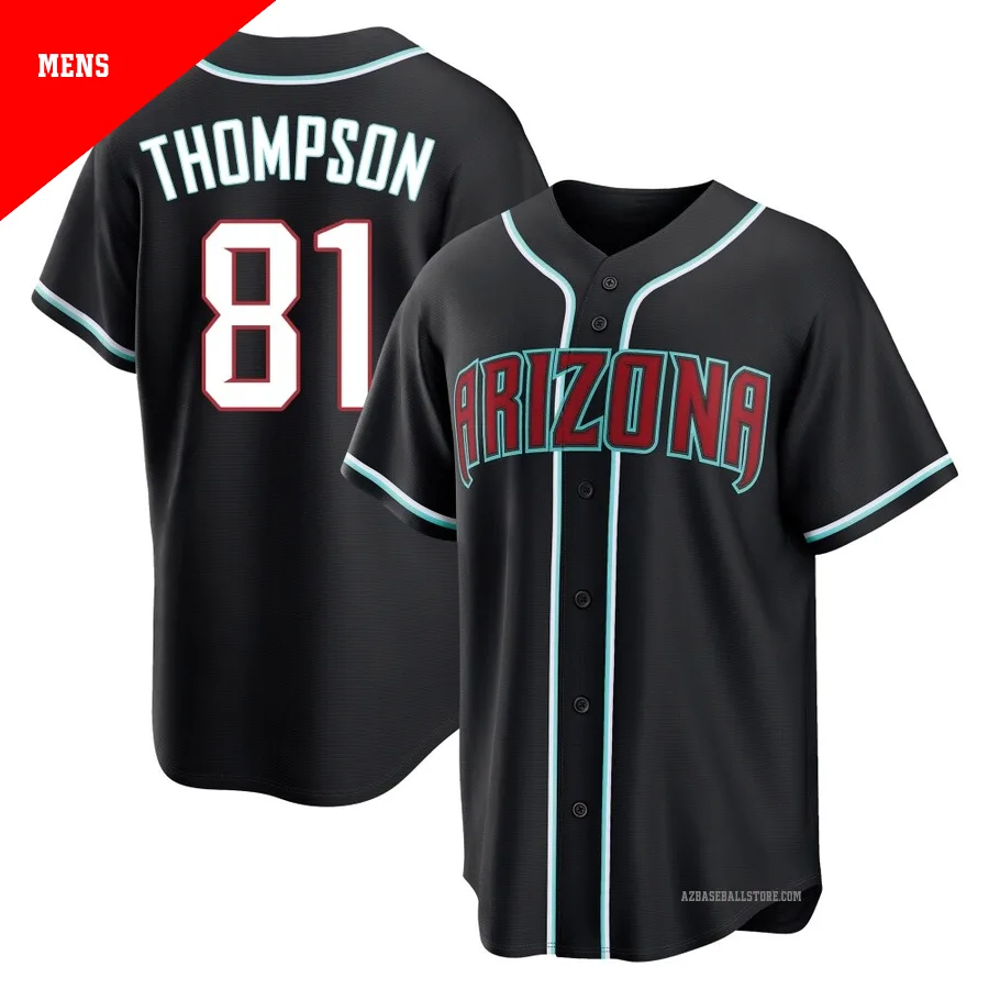 Men's Ryan Thompson Arizona Diamondbacks ＃81 Black Replica - Fashion Out Jersey
