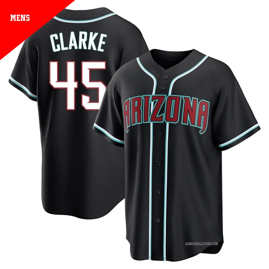 Men's Taylor Clarke Arizona Diamondbacks ＃45 Black Replica - Fashion Out Jersey