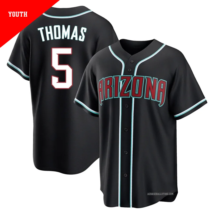 Youth Alek Thomas Arizona Diamondbacks ＃5 Black Replica - Fashion Out Jersey