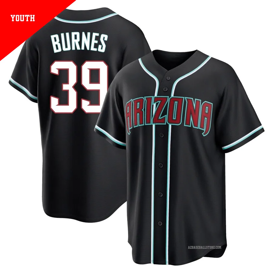 Youth Corbin Burnes Arizona Diamondbacks ＃39 Black Replica - Fashion Out Jersey