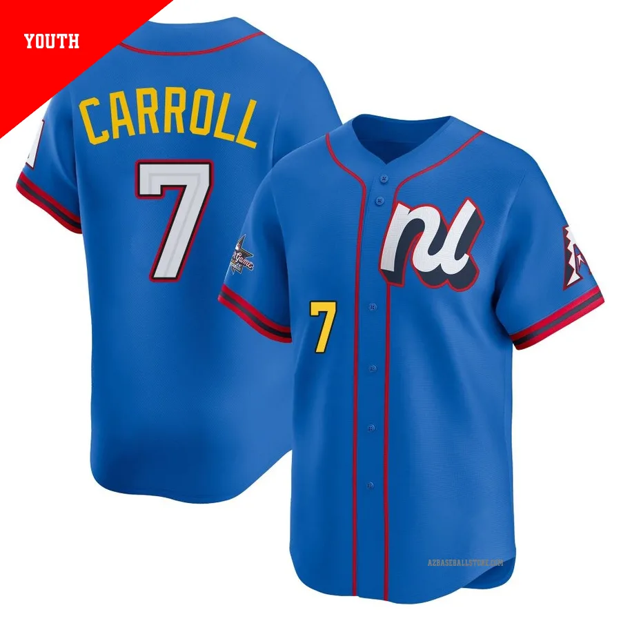 Youth Corbin Carroll Arizona Diamondbacks ＃7 Blue Limited - National League 2025 All-Star Edition Jersey
