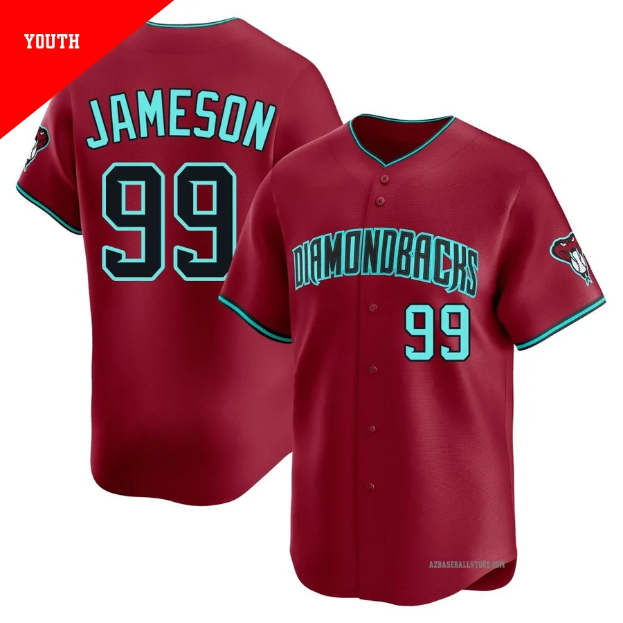 Youth Drey Jameson Arizona Diamondbacks ＃99 Red Limited - Alternate Jersey