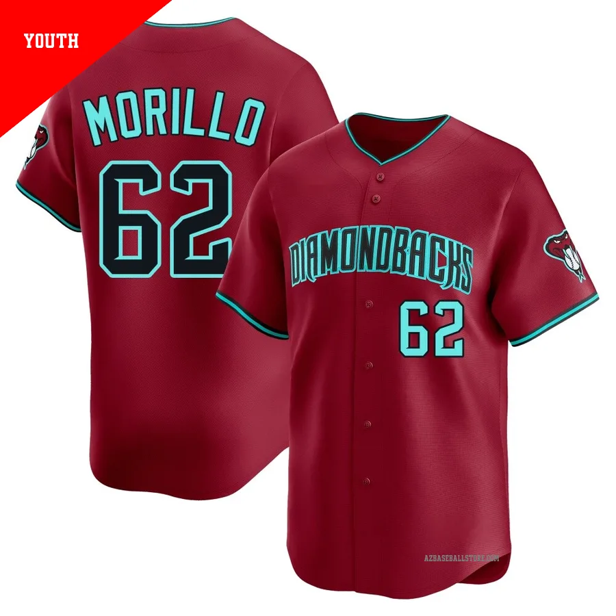 Youth Juan Morillo Arizona Diamondbacks ＃62 Red Limited - Alternate Jersey