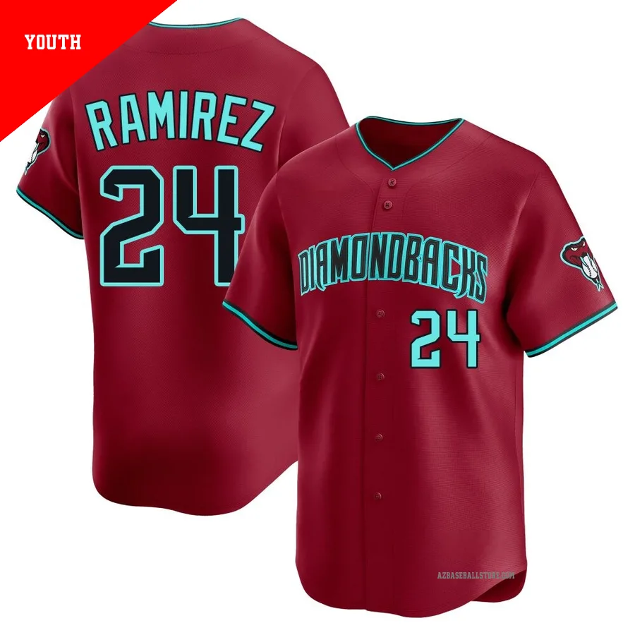 Youth Noe Ramirez Arizona Diamondbacks ＃24 Red Limited - Alternate Jersey